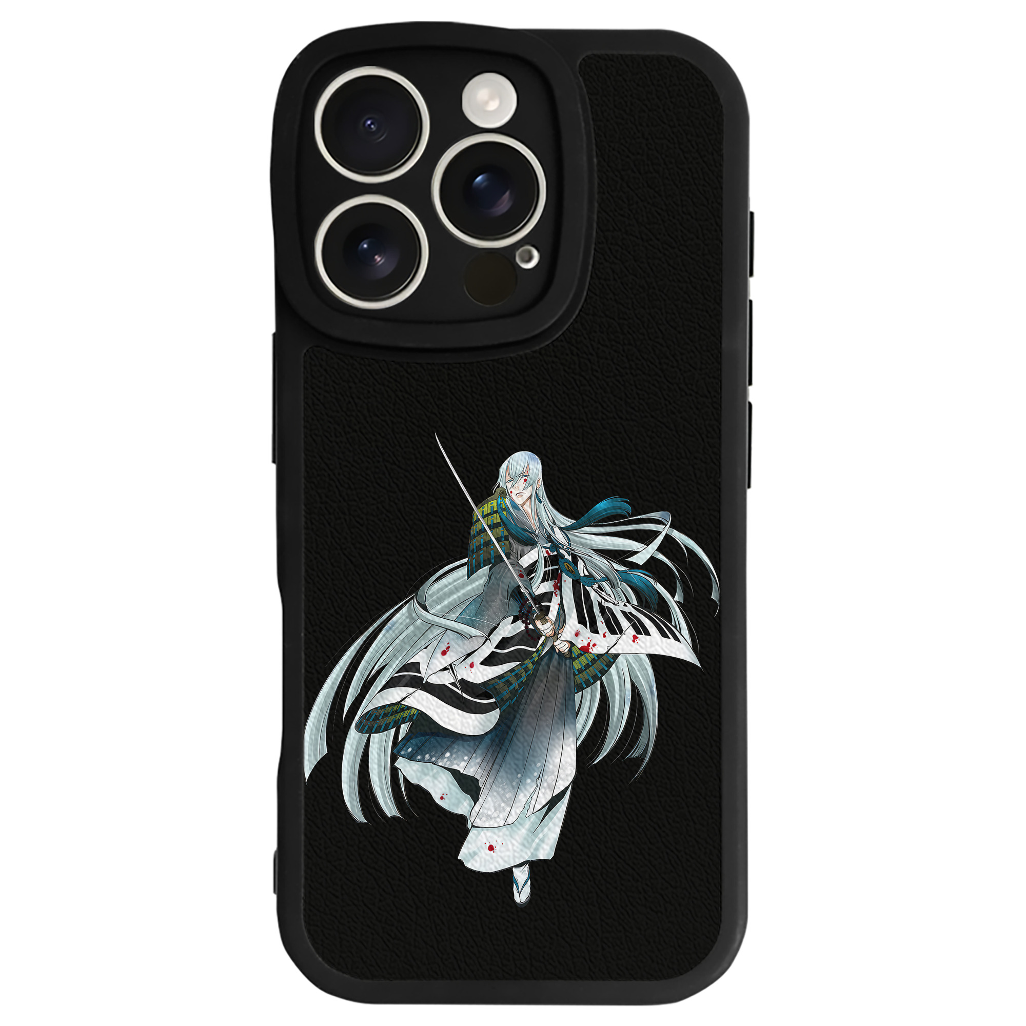 （画像用） 刀剣乱舞 Touken Ranbu 【iPhone 16シリーズ対応】シリコンスマホケース（レザー調） 材質：シリコン